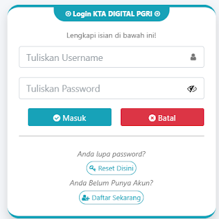 Register PGRI Tanatoraja - Persatuan Guru Republik Indonesia Cabang Kabupaten Tanatoraja